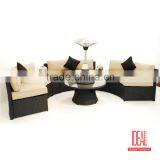 2016 Hot Sellling Good Quality Rattan Outdoor Furniture Half Round Sectional Sofas thumbnail-5