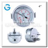 High quality all stainless steel pressure gauge with u clamp