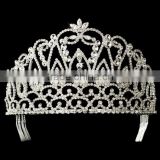 Grand majestic royal crown wedding tiara