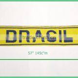 Unisex Adult Yellow Knitted Football Team Scarf