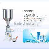 Small Lab Pneumatic Liquid Soap Shampoo Lotion Filling Machine thumbnail-2