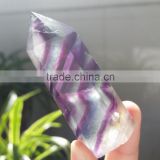 beautiful fluorite healing wands with seven colors for sale