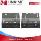 LINK-MI LM-SP01 Factory Wholesale HDMI 1x2 Splitter Supports 3D, EDID/ HDCP2.2 to HDCP1.4. 4Kx2K@60Hz(YUV 4:2:0) thumbnail-2