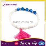 Strict QC Manufacturer Cotton Tassel Stretch Fashion Bracelet Bangle thumbnail-1