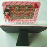 Custom Design Cartoon 3d Rubber Photo Frame , 3d Pvc Photo Frame for Kids