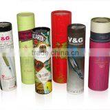 Costum Made Colorful Tube Packaging Large Fancy Gift Paper Round Box for Christmas Gift Bithday Gift Packaging