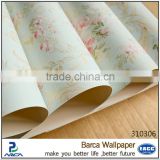 pure plain white floral wallpaper factory