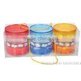 3pc Glass Jar Set,PVC Box thumbnail-1