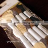 High quality 100% cotton threads cross stitch embroidery floss