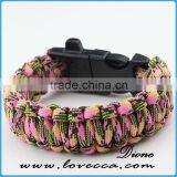 Mix Color Military Color Bracelet 3 Color Paracord Bracelet With Logo thumbnail-2