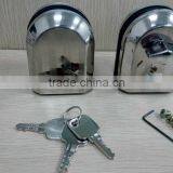 High Quality Stainless Steel Door Lock With 3 Brass Keys For Glass Door thumbnail-2