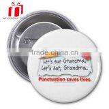 Tin Button Badge For Advertisement, High Quality Cheap Button Badges
