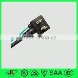 Japan 2 Pin Plug Right Angle Plug, Power Cable With Grounding Wire thumbnail-1