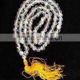 Natural Himalayan Crystal Buddha Beads thumbnail-5