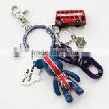 Bear Shape Keychains, Custom Shaped Metal Keychains, Custom Shaped Metal Bear Shape Keychains Manufacture thumbnail-2