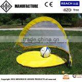 Two Portable Foldable 4ft Soccer Goal Pair Pop Up Goal Net thumbnail-2