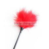 Sex Toy Feather Tickler for Woman Soft Feather Tickler for Sex Games Feather Tickler With Soft Feather,plastic Handle,35cm,red thumbnail-2