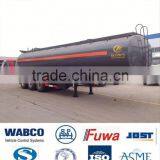 china carbon steel 40m3 liquid chemical tanker semi trailer