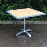 Hot Sale Teakwood and Aluminum Frame Dining Table Set thumbnail-3