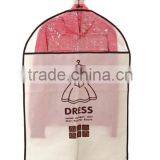Store More Non Woven Printed Dress Suit Cover Bag With Clear PVC thumbnail-2