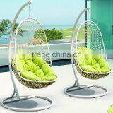 Outdoor Indoor Swing Hanging Chair With Stand Patio Swing Chair thumbnail-1
