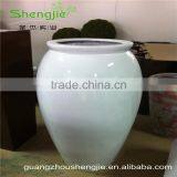 SJLJ013385 Wholesale Large Decorative Garden Planter / Good Quality Fiberglass Flower Pot thumbnail-2
