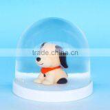 High Quality Ployresin Dog House Plastic Snow Globe thumbnail-2