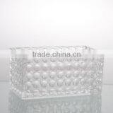 29.8/25/20cm Length Clear Dot Home Decor Sqnare Vase thumbnail-3