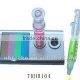 Syringe Shape Highlighter Pen With Memo Pad thumbnail-1