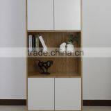 Popular natural bamboo storage cabinet beside wall for display