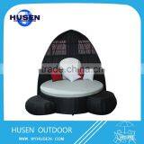 Morden Classic Design Rattan Day Bed for Garden Outdoor Furniture thumbnail-1