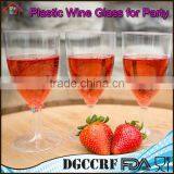 NBRSC Promotional Disposable Hard Plastic Wine Glasses Drinking Cups for Party thumbnail-3