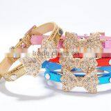 Pet Collar With Brown Castor Bow-tie thumbnail-2