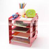 Cosmetics Storage Box Wooden Folder Storage Box /DIY Storage Rack/letter Storage Rack thumbnail-1