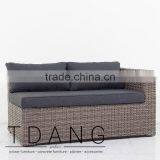Helena Left Hand Outdoor Bench - Vietnam Wicker Furniture thumbnail-2