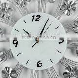 Custom Good Quality Beautiful Silver Cheap Wall Clocks thumbnail-6