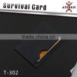 Colorfull Gold Stainless Steel Multi-functional in One Survival Porket Knife thumbnail-4