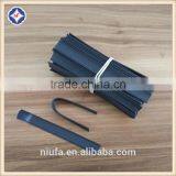 Color Black Precut Plastic Double Wire Twist Tie For Packaging thumbnail-2