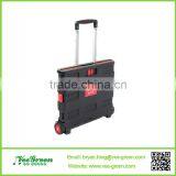 Plastic Folding Utility Cart/Lightweight Mobile Shopping Trolley thumbnail-4