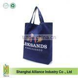 Cheap Organic Cotton Blue Tote Bag With Customed LOGO,Women Portable Cotton Shopping Bag thumbnail-2