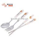 L00136 2017 New Design Cute Baby Tableware, Kids Stainless Steel Dinnerware, Children Tableware Set With Box thumbnail-4