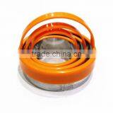 3pc Different Size Circle Stainless Steel Cake Mould With PP Handle thumbnail-1