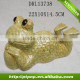 Wholesale Frog Design Ceramic Decroation for Home and Garden thumbnail-1
