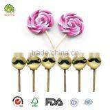 Wood Printed Candy Lollipop Stick thumbnail-1