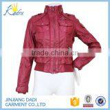 2016 New Winter Small Leather Jacket Women Top Quality pu Jackets thumbnail-1