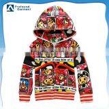 OEM 100% Cotton Allover Full Printing Zipper Hoody for Chidren and Kids thumbnail-1