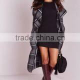 Ladies Fancy Printed Longline Waterfall Winter Coats thumbnail-2
