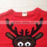High Quality New Design Pullover Reindeer Christmas Kids Knitwear 2017 (BKN5315) thumbnail-2