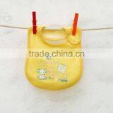 Child Clothes Cute Emobroidered Waterproof Baby Bib thumbnail-1