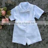 2017 New Arrival Summer Children's Clothing Sets Wholesale Baby Clothes White Shirt and Shorts Baby Boy Suits thumbnail-3